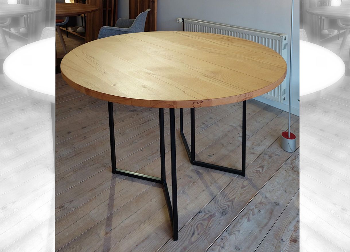 Tisch Orbis, Kernbuche, D 120 cm